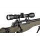 WELL - Pack Sniper MB08D OD avec lunette 3-9X40 + Bipied + Sangle + BB loader + Housse