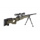 WELL - Pack Sniper MB08D OD avec lunette 3-9X40 + Bipied + Sangle + BB loader + Housse