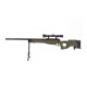 WELL - Pack Sniper MB08D OD avec lunette 3-9X40 + Bipied + Sangle + BB loader + Housse