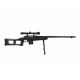 WELL - Pack Sniper MB4409D Noir avec bipied + lunette 3-9x40 + sangle + BB loader + Housse