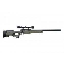 WELL - Pack Sniper MB01 WARRIOR I OD avec lunette 3-9X40 + Sangle + BB loader + Housse