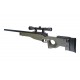 WELL - Pack Sniper MB01 WARRIOR I OD avec lunette 3-9X40 + Sangle + BB loader + Housse