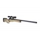 WELL - Pack Sniper MB01 WARRIOR I Tan avec lunette 3-9X40 + Sangle + BB loader + Housse