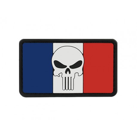 Patch PVC drapeau france PUNISHER Patch PVC drapeau france PUNISHER