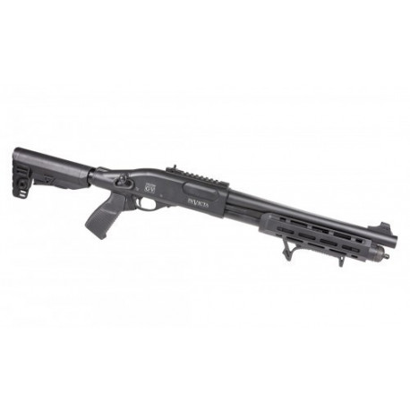 Fusil à pompe à gaz VELITES INVICTA G-V noir 3/6 billes - SECUTOR Fusil à pompe à gaz VELITES INVICTA G-V noir 3/6 billes - SECUTOR