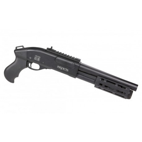 Fusil à pompe à gaz VELITES INVICTA G-II noir 3/6 billes - SECUTOR Fusil à pompe à gaz VELITES INVICTA G-II noir 3/6 billes - SECUTOR