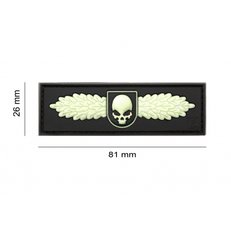 JTG - Patch PVC SOF SKULL - PHOSPHO