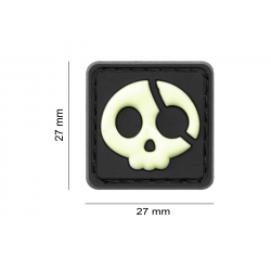 JTG - Patch PVC Halloween Pirate - PHOSPHO