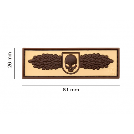 JTG - Patch PVC SOF SKULL - TAN JTG - Patch PVC SOF SKULL - TAN