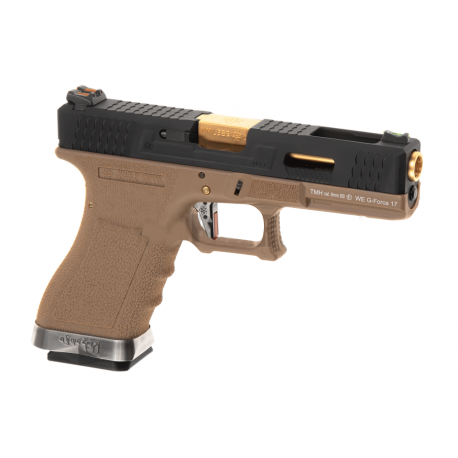 WE - S17 G-FORCE T6 GBB Gaz -1 Joule - NOIR/OR/NOIR WE - S17 G-FORCE T6 GBB Gaz -1 Joule - NOIR/OR/NOIR