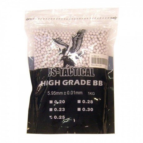 JS-TACTICAL - Sachet de 4000 Billes 0,25gr