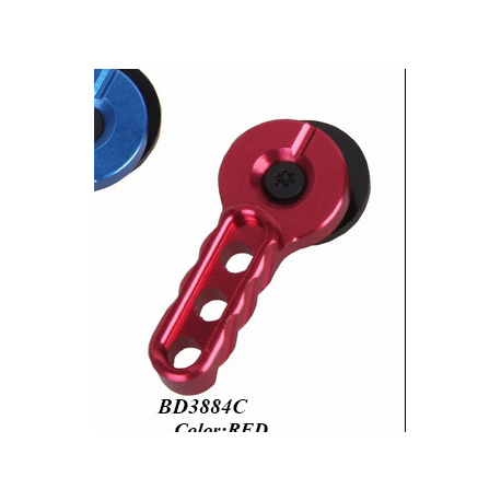 Selecteur de tir CNC pour M4 AEG rouge - BIG DRAGON Selecteur de tir CNC pour M4 AEG rouge - BIG DRAGON