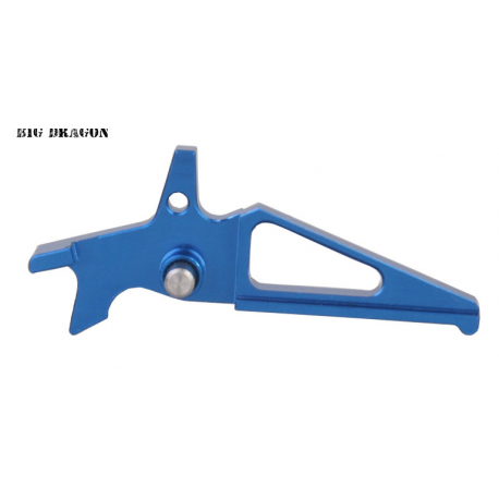 Queue de détente aluminium bleu pour M4 - BIG DRAGON Queue de détente aluminium bleu pour M4 - BIG DRAGON
