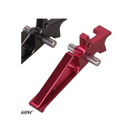 Queue de détente aluminium rouge pour M4 - BIG DRAGON Queue de détente aluminium rouge pour M4 - BIG DRAGON