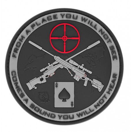 JTG - Patch PVC SNIPER - NOIR