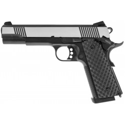 RAVEN - Réplique Pistolet Airsoft 1911 MEU GBB/Gaz - CHROME