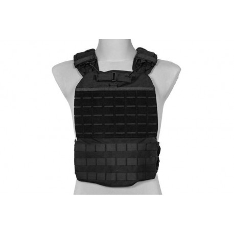 GFC TACTICAL - Gilet tactique Plate Carrier molle/laser-cut - NOIR