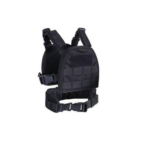 s&T - Gilet tactique Plate Carrier pour enfant - NOIR