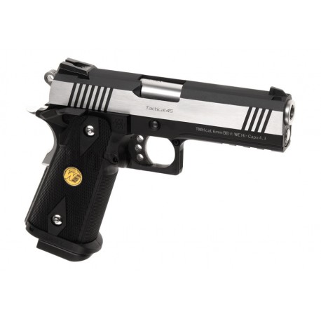 WE - Hi-Capa 4.3 OPS GBB Gaz - 1 JOULE - SILVER