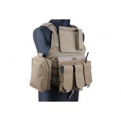 GFC TACTIACL - Gilet tactique type CIRAS/Plate carrier - TAN