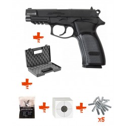 Pack BERSA THUNDER 9 PRO + billes 0,25gr + cartouche de Co2 + mallette + cibles