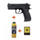 Pack CZ 75D Compact spring + Billes 0,12gr + cible