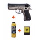 Pack CZ 75D Compact spring + billes 0,12gr + cible