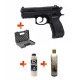 Pack CZ 75D COMPACT + Gaz + Billes 0,20gr + Mallette