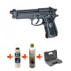 Pack M92F ASG + billes 0,20gr + Gaz + Mallette