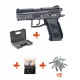 Pack CZ75 P-07 DUTY ASG + Billes 0,25gr + Cartouches de Co2 + Mallette