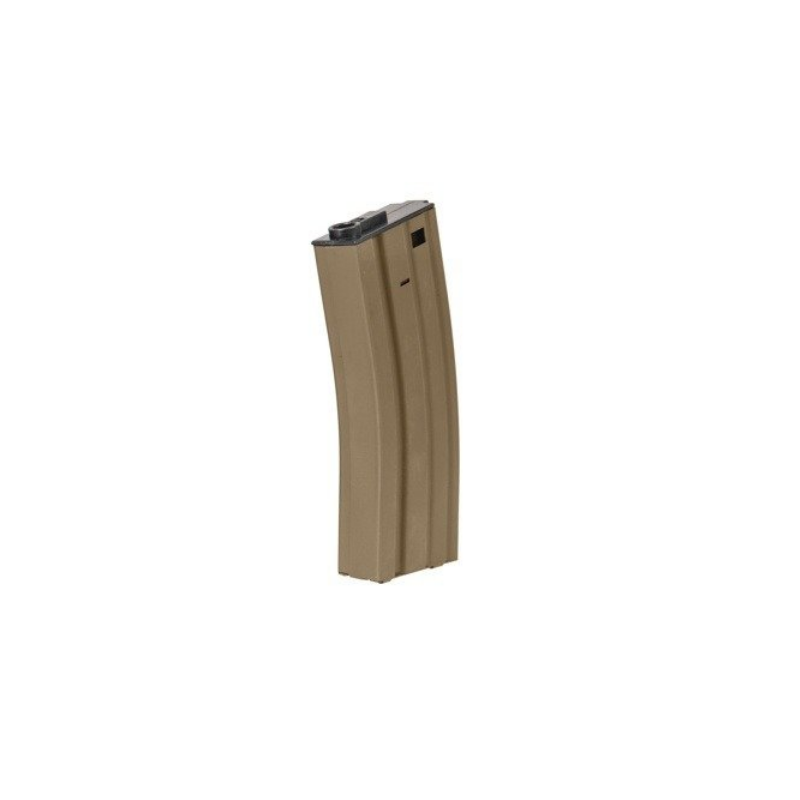 SPECNA ARMS - Chargeur hi-cap métal pour M4/M16 - 300 billes - TAN - Heritage  Airsoft