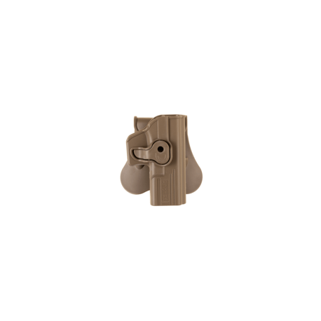 AMOMAX - Holster DROITIER pour G17 WE/TM/KJW - TAN AMOMAX - Holster DROITIER pour G17 WE/TM/KJW - TAN
