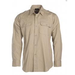 Shirt, khaki, 100 % cotton ripstop