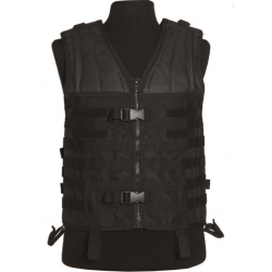 Gilet MOLLE avec renforts aux épaules - Noir - MIL-TEC