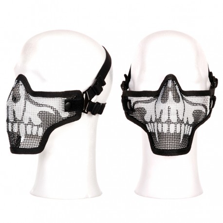 Masque grillagé airsoft de protection - Petit modèle - Squelette