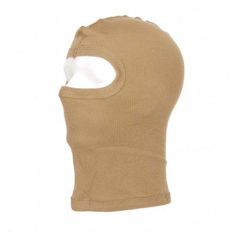 Cagoule Balaclava 1 trou - coton - coyote - 101 INC