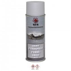 MFH - Bombe peinture mate pour réplique 400ml gris