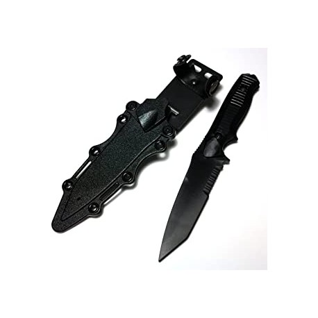 Couteau noir + holster 