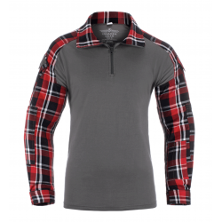 Chemise de combat airsoft UBAC G2 Flannel Rouge Invader Gear