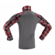 Chemise de combat airsoft UBAC G2 - Flannel Rouge - INVADER GEAR