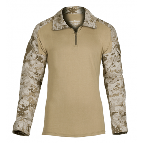 Chemise de combat d'airsoft - UBAC G2 - Digital Désert/AOR1 - Invader Gear Chemise de combat d'airsoft - UBAC G2 - Digital Désert/AOR1 - Invader Gear