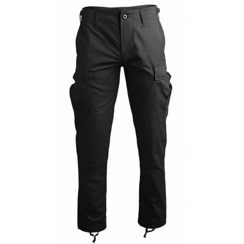 Pantalon noir coupe BDU Slim Fit - Mil-Tec - Heritage Airsoft