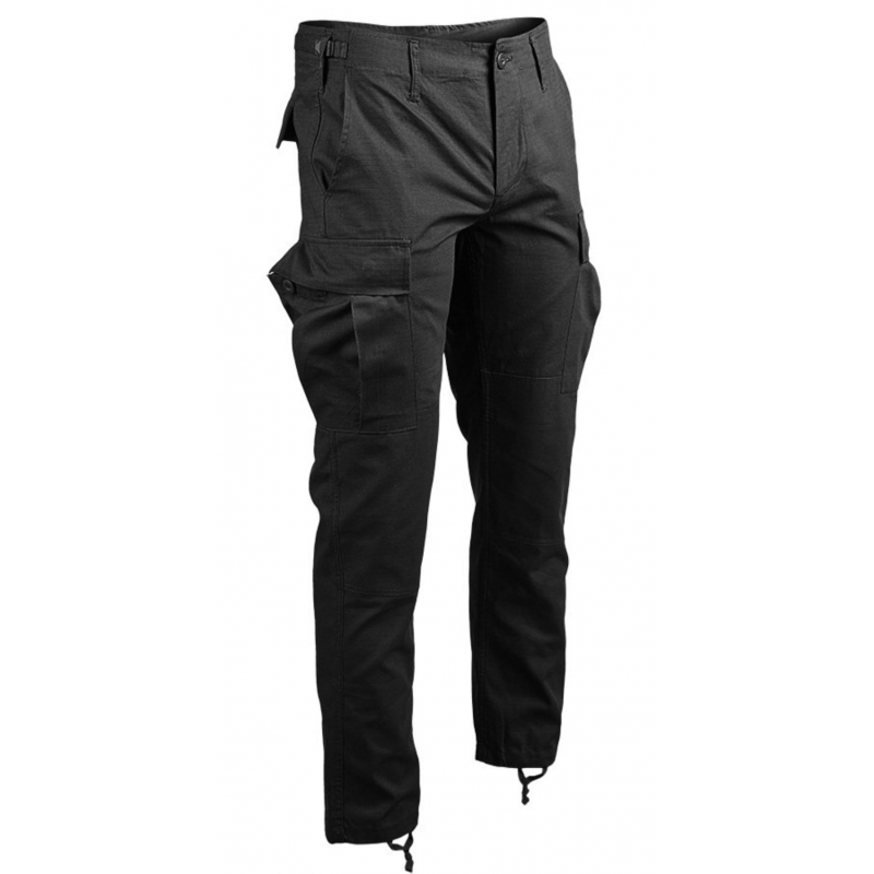 Pantalon noir coupe BDU Slim Fit - Mil-Tec - Heritage Airsoft
