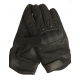 Flight style Gloves leather and cotton Olive