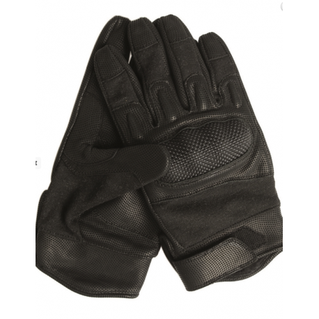 Flight style Gloves leather and cotton Olive