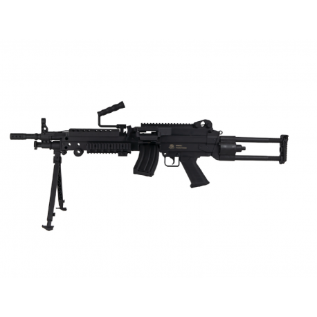 FN M249 AEG Black Nylon fibre - FN HERSTAL