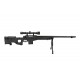 Sniper MB4403D Noir avec lunette 3-9x40 et bipied - WELL