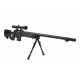 Sniper MB4403D Noir avec lunette 3-9x40 et bipied - WELL