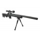 Sniper MB4404D Noir avec lunette 3-9x40 et bipied - WELL