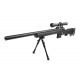 Sniper MB4404D Noir avec lunette 3-9x40 et bipied - WELL